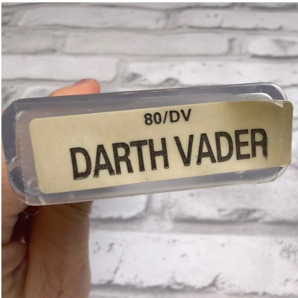 Vintage 90s Star Wars Hologram Watch OS Black Darth Vader 1995 Needs Battery NIB